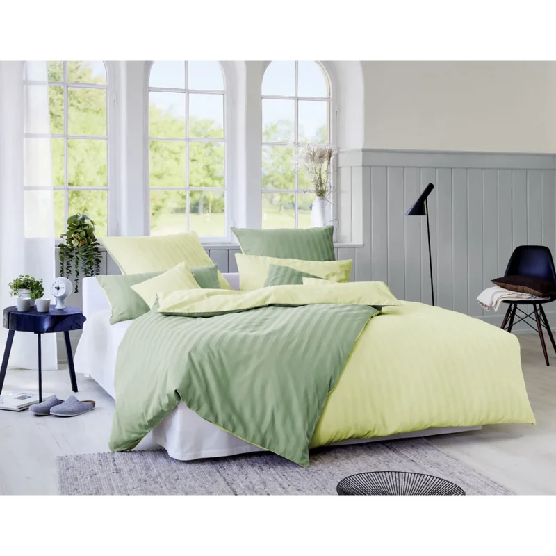 Bio Satin Wendebettwäsche Linea Garnitur