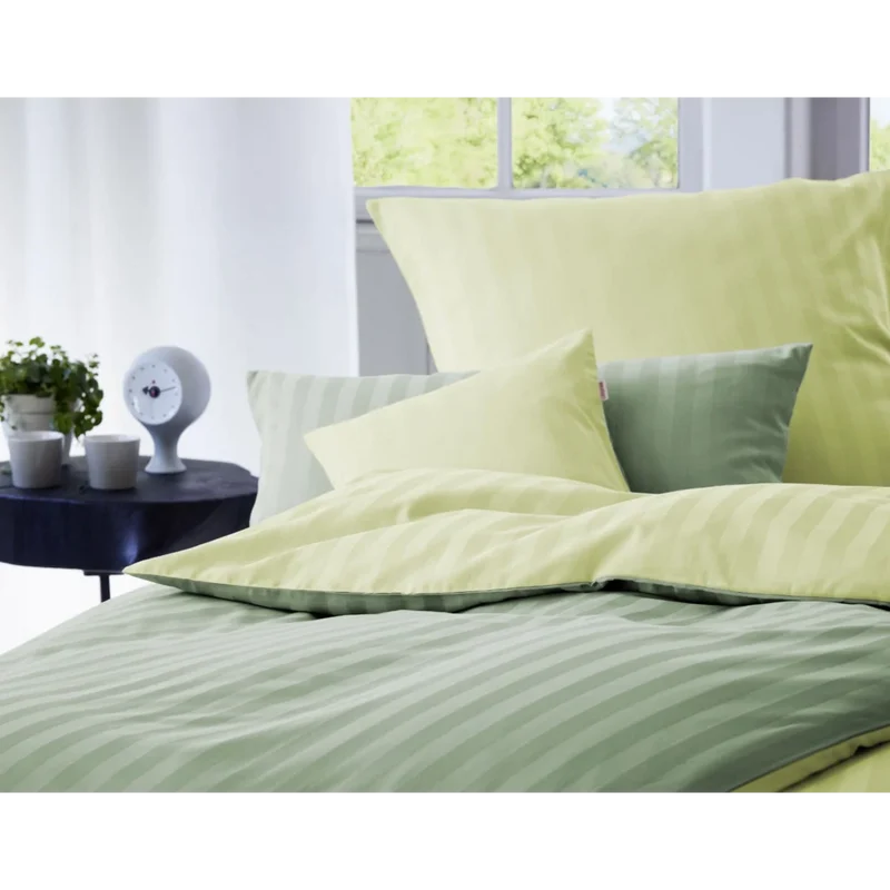 Bio Satin Wendebettwäsche Linea Garnitur