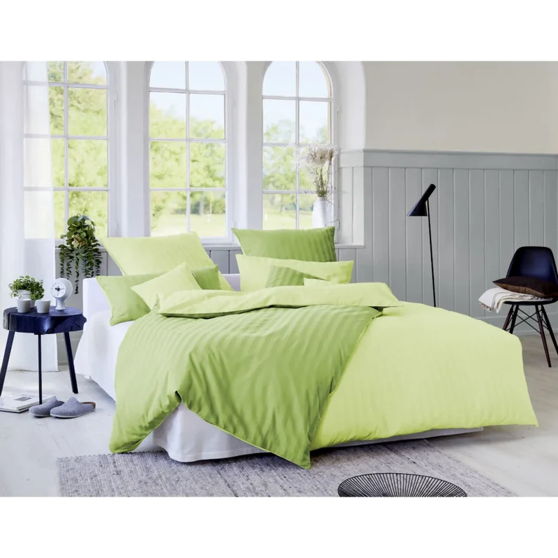 Bio Satin Wendebettwäsche Linea Garnitur
