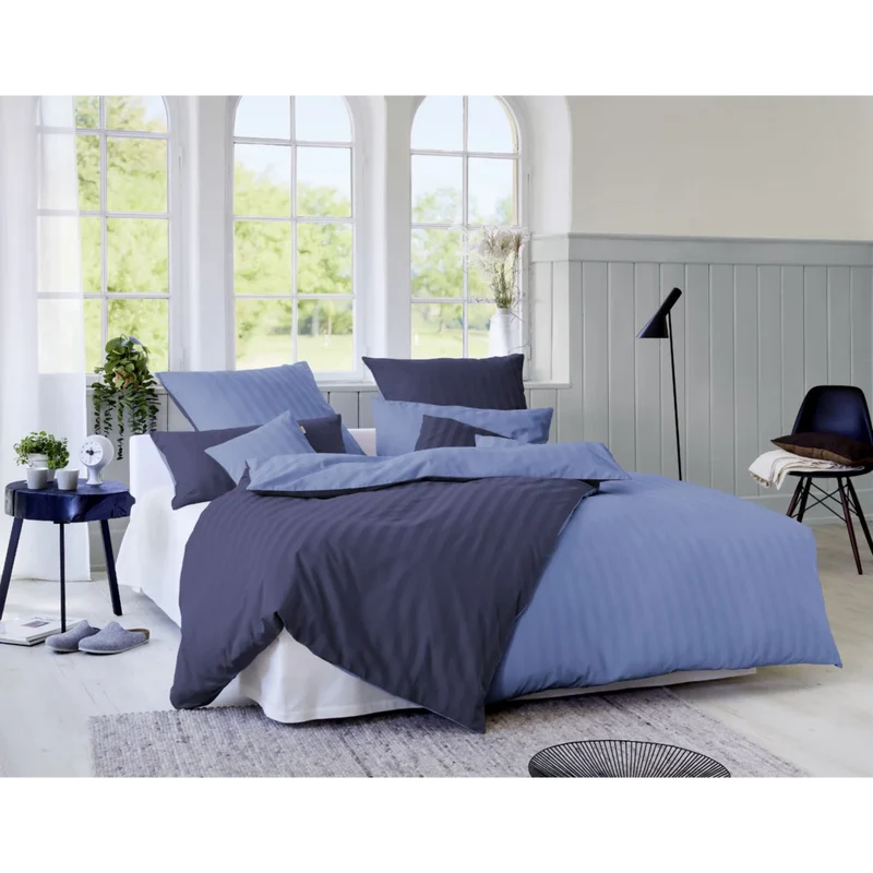 Bio Satin Wendebettwäsche Linea Garnitur