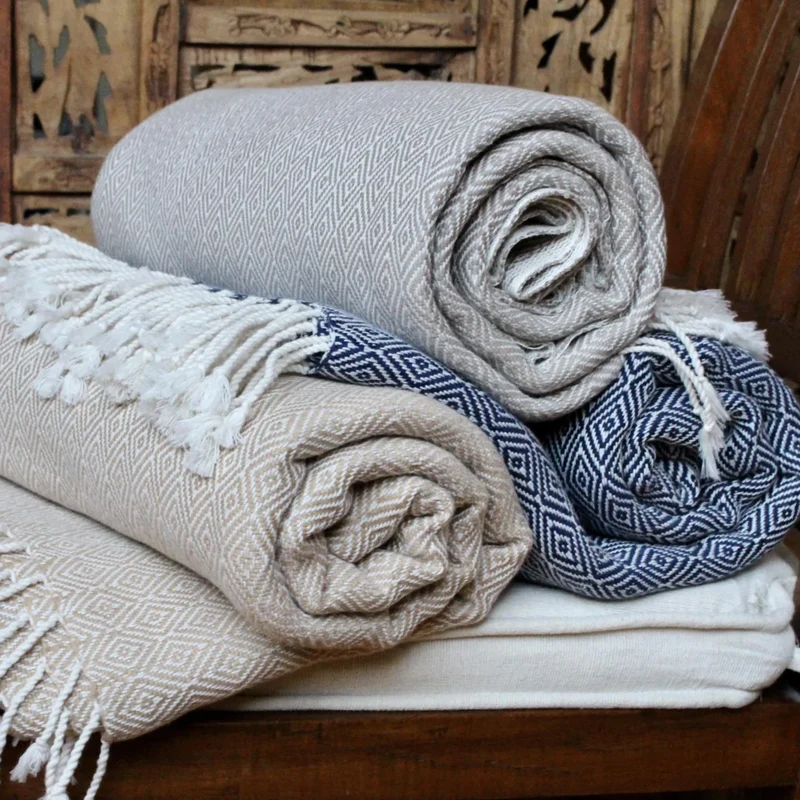 Decke mit Diamant-Muster