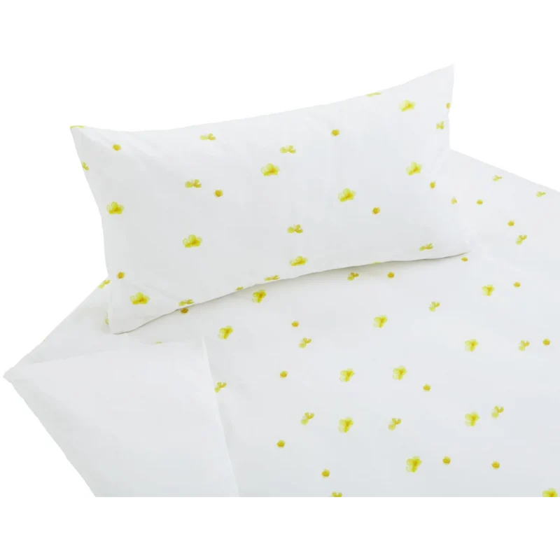 Bio Satin Bettwäsche Butterblume Garnitur