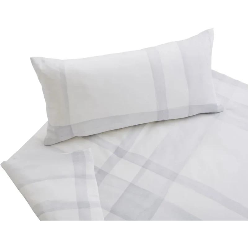 Bio Satin Bettwäsche Aquarell Karo Garnitur