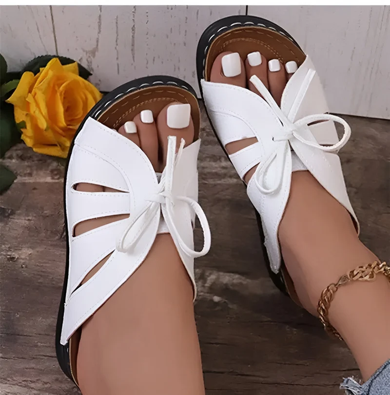 Retro Sandalen Damen – Bequeme orthopädische Schuhe für den Sommer