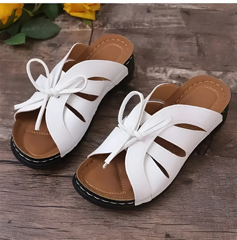 Retro Sandalen Damen – Bequeme orthopädische Schuhe für den Sommer