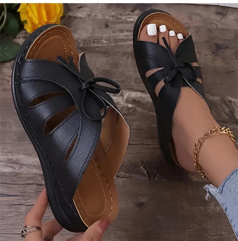 Retro Sandalen Damen – Bequeme orthopädische Schuhe für den Sommer