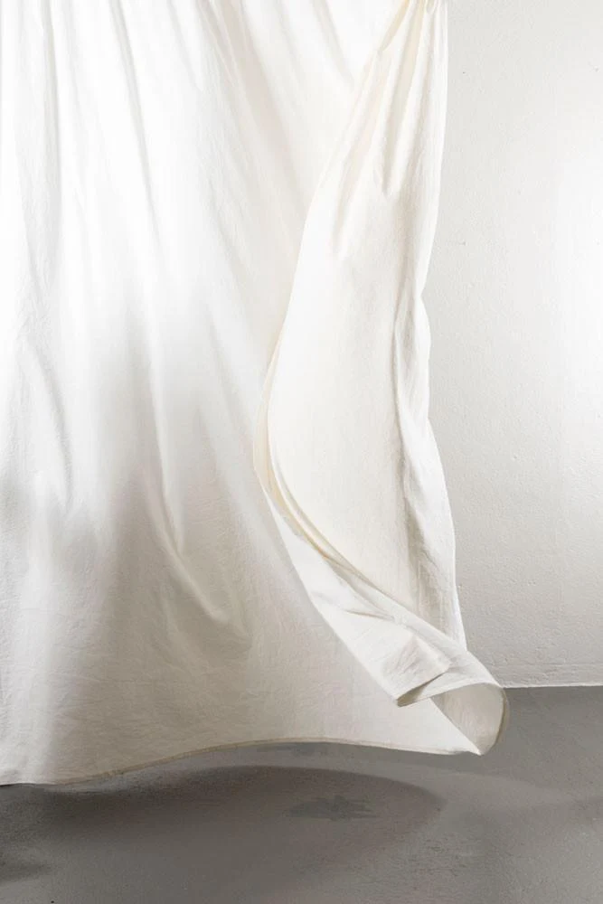 Cotton & Linen Curtains "Belize" in White Color