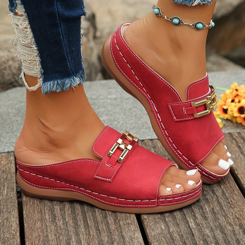CharmVita™ – Elegante Damen Keilsandalen mit Komfort & Stil