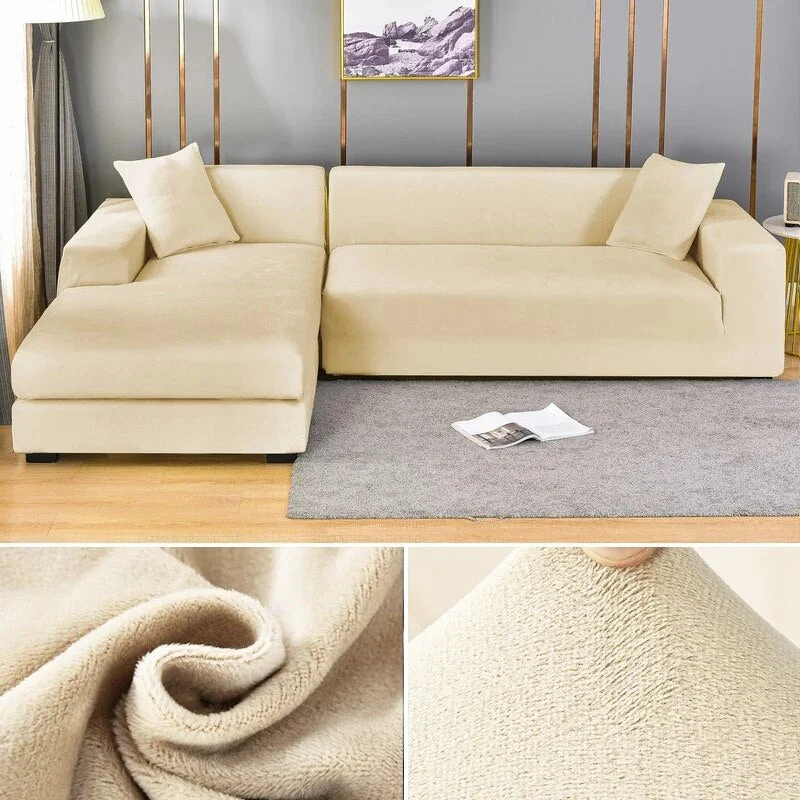 Elastischer Sofabezug zum Schutz vor Flecken & Tierhaaren | Schnell aufgelegt, pflegeleicht | Für 1-, Eck- & U-Sofas | Größen M1–M4