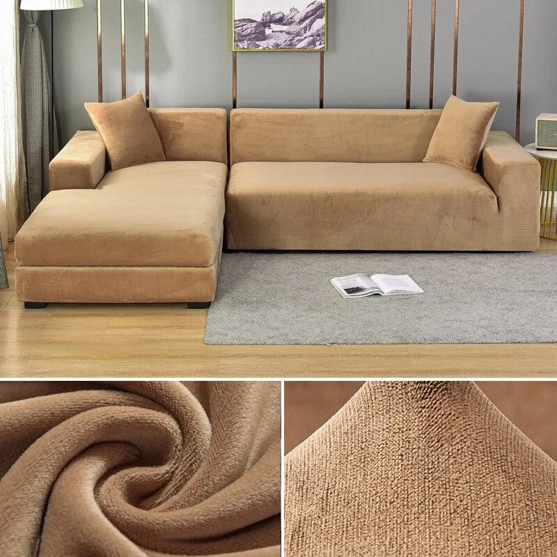 Elastischer Sofabezug zum Schutz vor Flecken & Tierhaaren | Schnell aufgelegt, pflegeleicht | Für 1-, Eck- & U-Sofas | Größen M1–M4