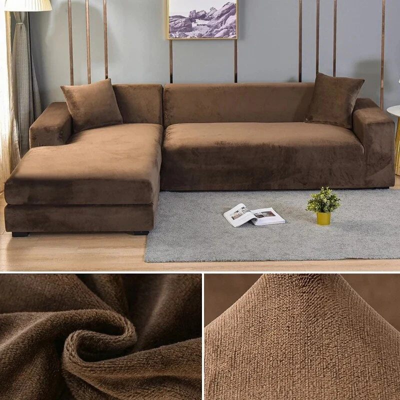 Elastischer Sofabezug zum Schutz vor Flecken & Tierhaaren | Schnell aufgelegt, pflegeleicht | Für 1-, Eck- & U-Sofas | Größen M1–M4