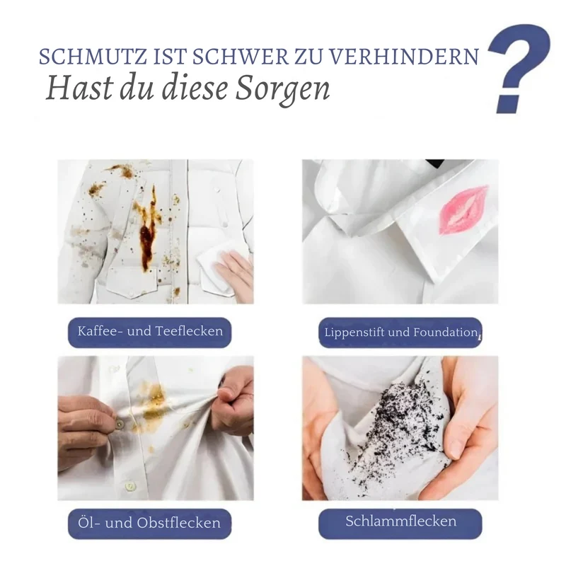 Fleckenentferner mit Enzymen 120 ml | Gegen Fett, Öl, Tinte & Essensflecken | Vorbehandlung für Wäsche | Schonend zu Textilien