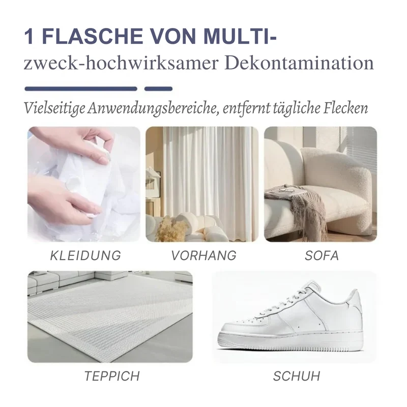 Fleckenentferner mit Enzymen 120 ml | Gegen Fett, Öl, Tinte & Essensflecken | Vorbehandlung für Wäsche | Schonend zu Textilien