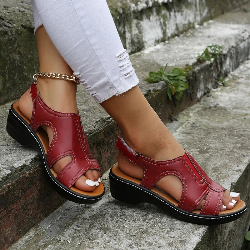 OrthoGrace™ – Damen Sandalen mit Orthopädischem Fußbett