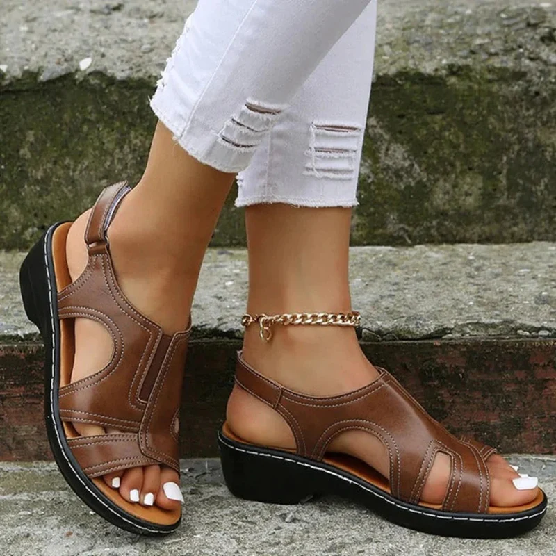 OrthoGrace™ – Damen Sandalen mit Orthopädischem Fußbett