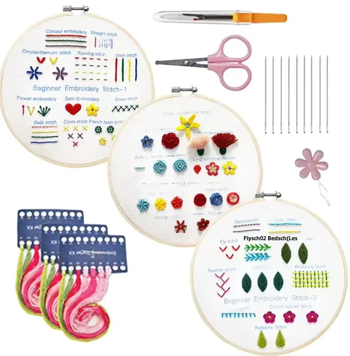 MascheMate™ Einsteigerfreundliches Kreuzstich-Set