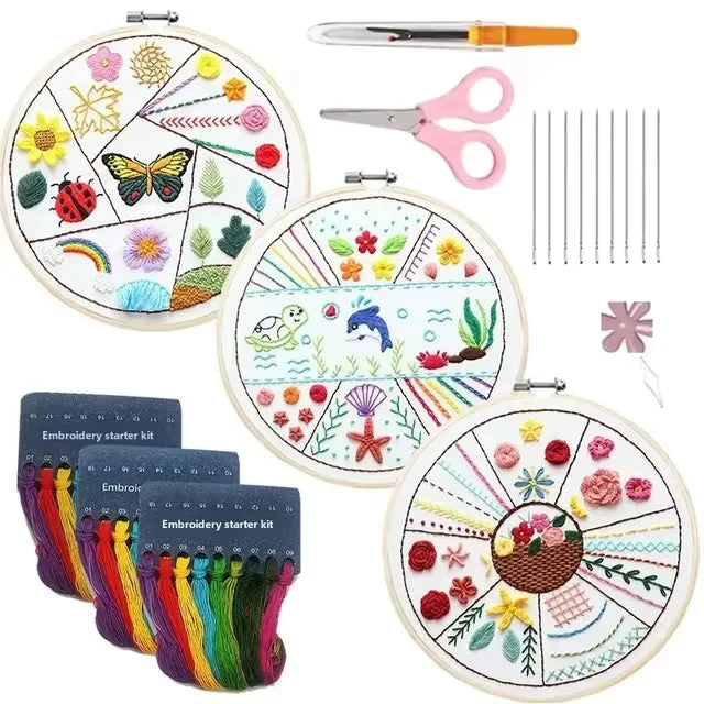 MascheMate™ Einsteigerfreundliches Kreuzstich-Set
