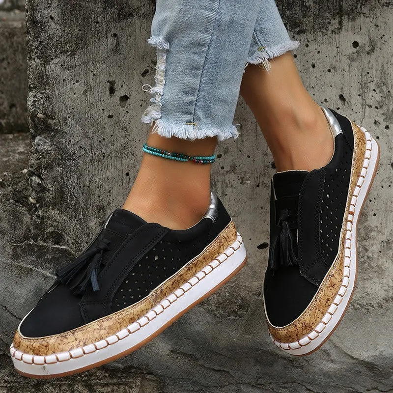 Tasselina™ – Stilvolle Damen Loafer mit dekorativen Quasten