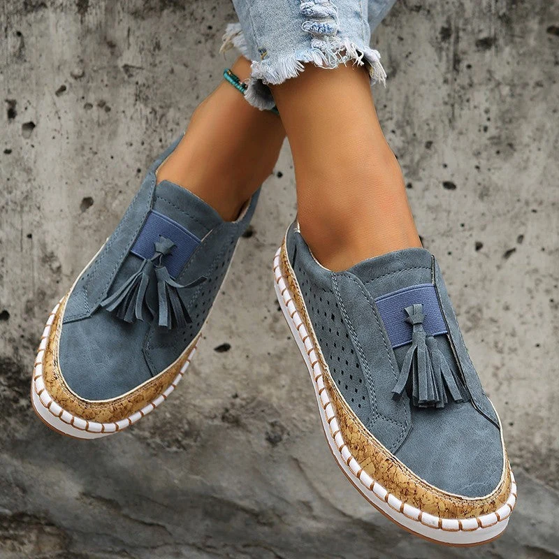 Tasselina™ – Stilvolle Damen Loafer mit dekorativen Quasten