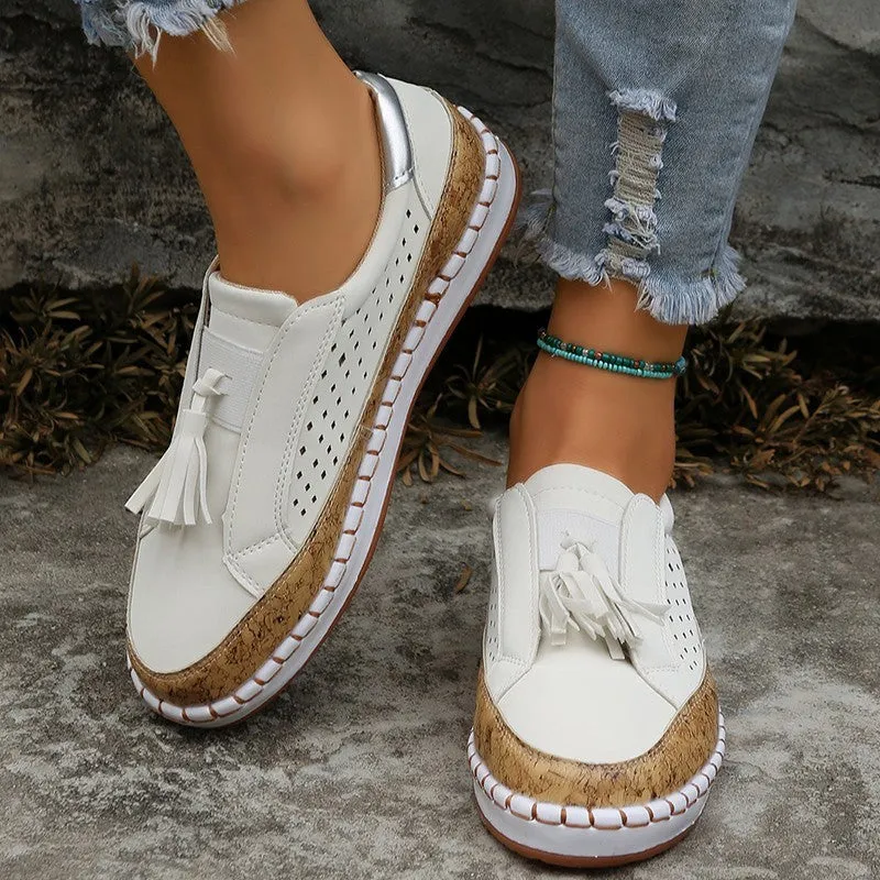 Tasselina™ – Stilvolle Damen Loafer mit dekorativen Quasten