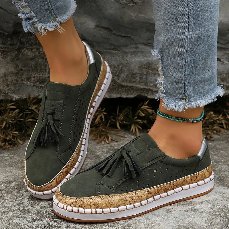 Tasselina™ – Stilvolle Damen Loafer mit dekorativen Quasten