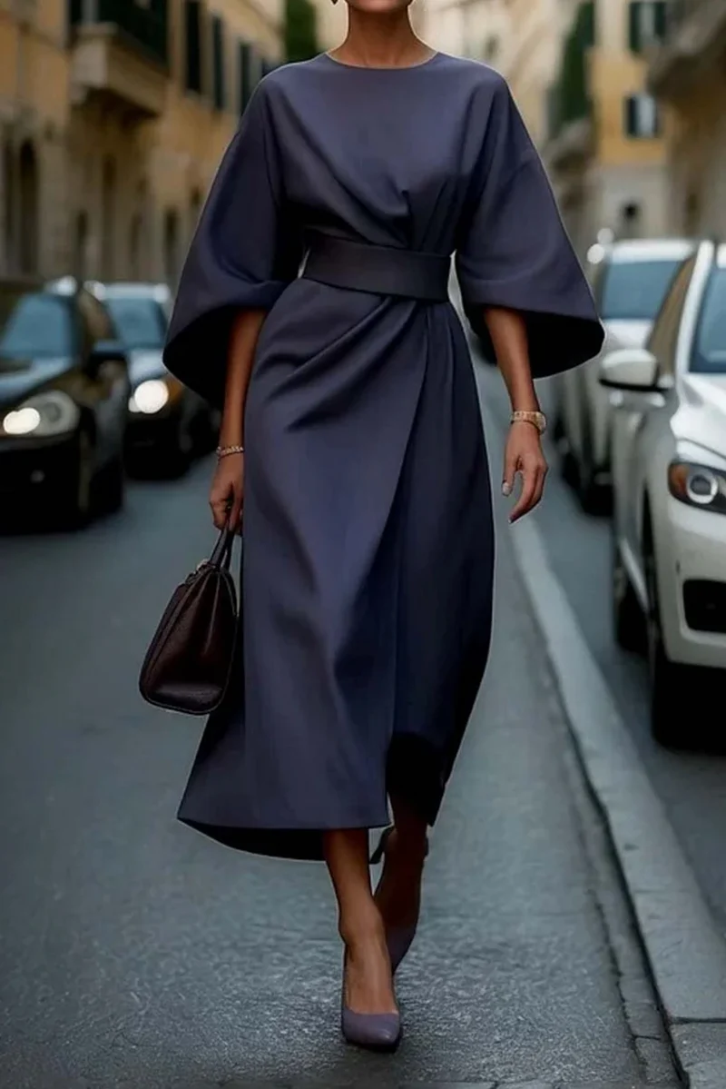 Clare - Stilvolles Maxikleid mit Gürtel