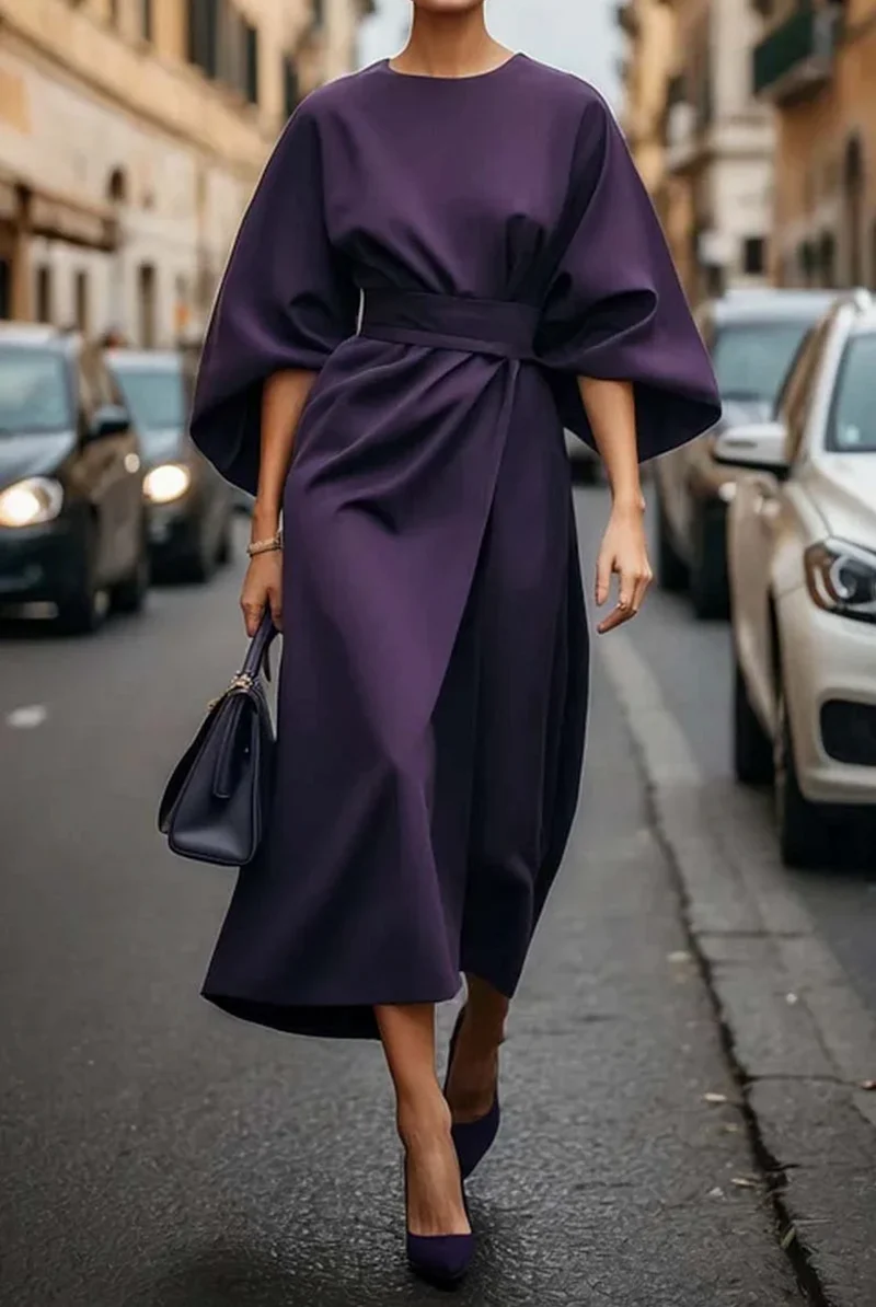Clare - Stilvolles Maxikleid mit Gürtel