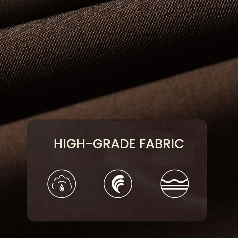 Damen Hose | Weite Passform mit hoher Taille | Elegante Business & Freizeit Stoffhose mit Taschen