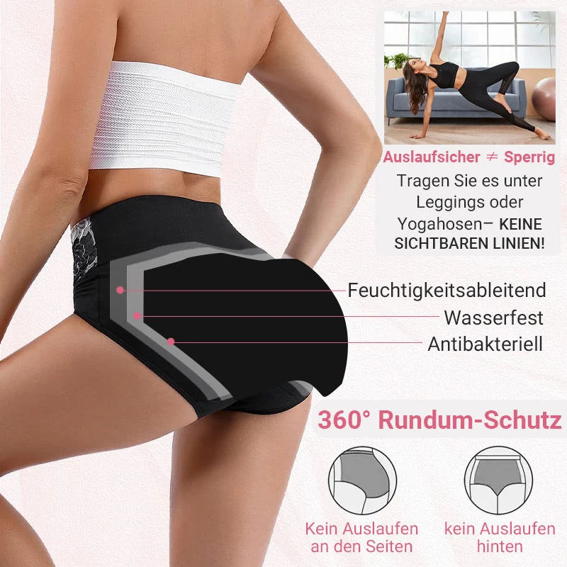 Hochtaillierter Bauchansatz Leckagekontrolle Panty-Slip