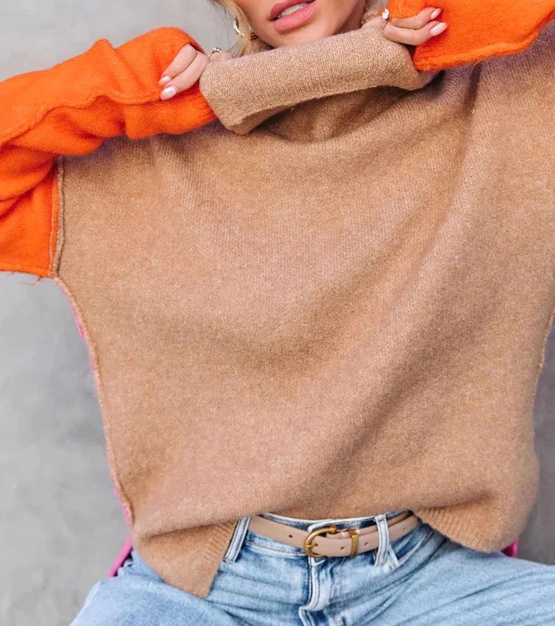 Bella | Schöner Farbblock-Pullover