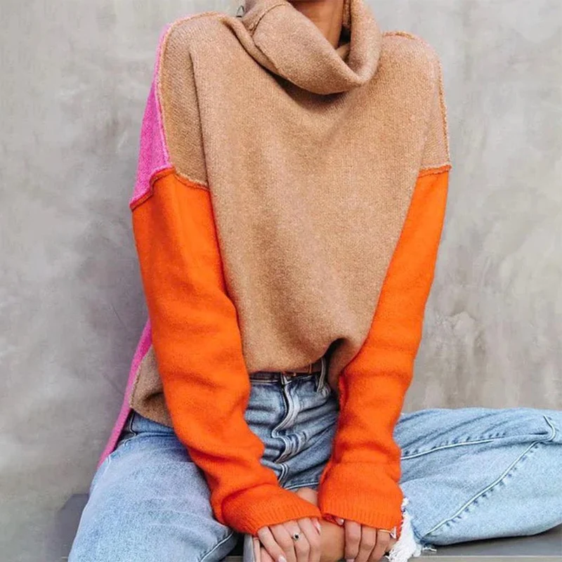 Bella | Schöner Farbblock-Pullover