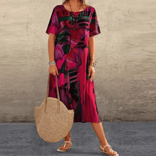 Elizabeth – Elegantes Kleid mit Blumenmuster
