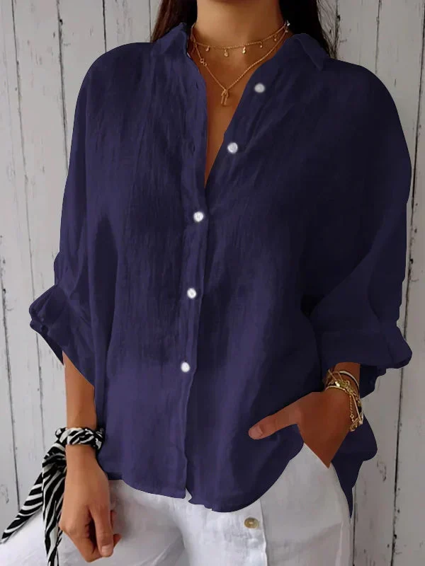 Madison - Zeitlos elegante Bluse mit Knopfleiste