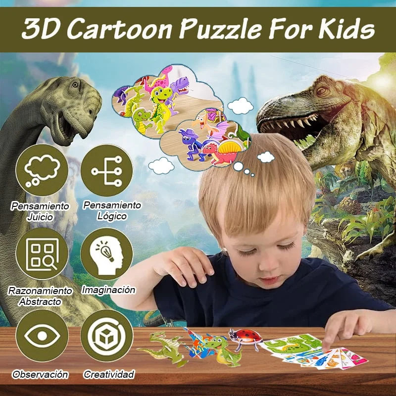 BrainBlox – 3D Cartoon-Puzzle für Kinder
