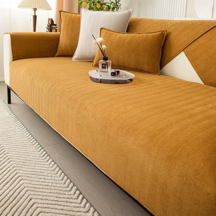 Rutschfester Fleece-Komfortbezug 120 × 150 cm | Warm, weich & hautfreundlich | Für Sofa, Auto & Büro, maschinenwaschbar