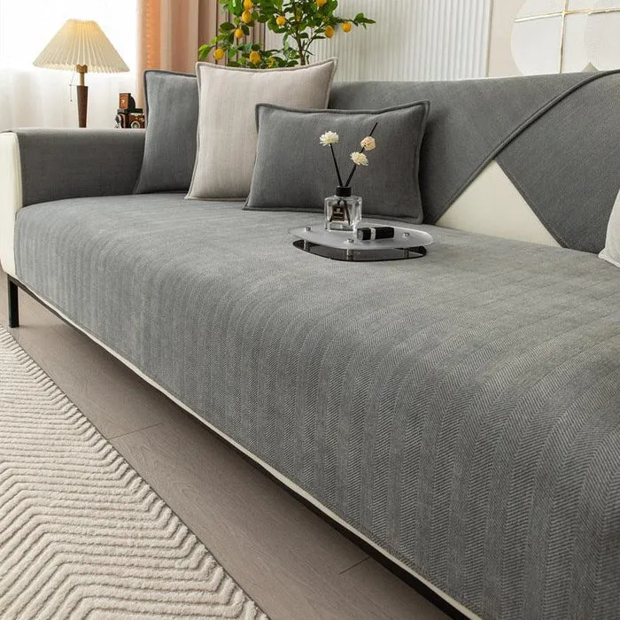 Rutschfester Fleece-Komfortbezug 120 × 150 cm | Warm, weich & hautfreundlich | Für Sofa, Auto & Büro, maschinenwaschbar