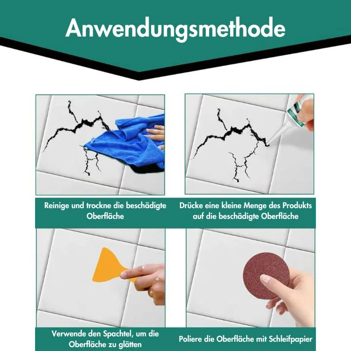 SchnellesPflaster™ Mühelose Keramikreparatur