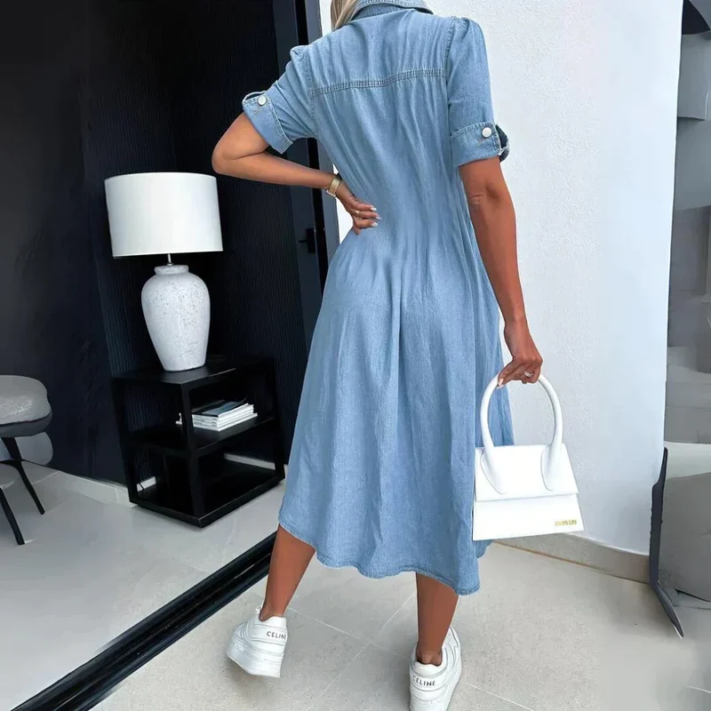 Maja - Trendiges Denim-Kleid
