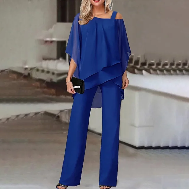 Wilma | Elegantes schulterfreies Design Zweiteiliges Set für Damen