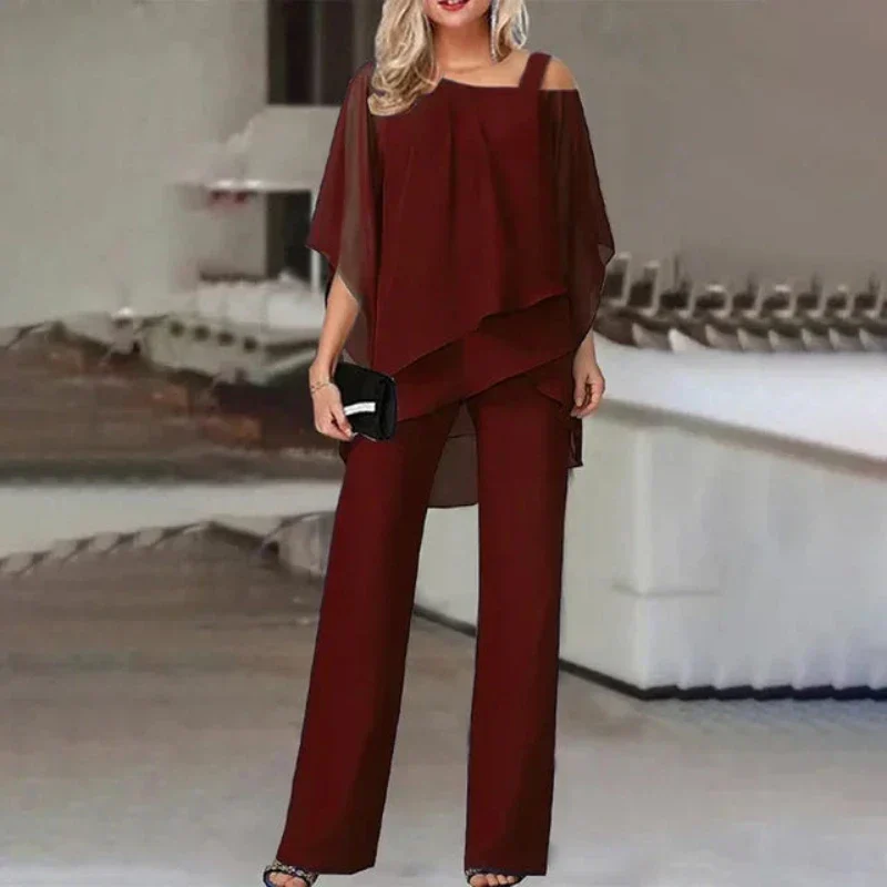 Wilma | Elegantes schulterfreies Design Zweiteiliges Set für Damen