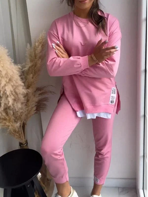 Hilda | Bequemer Alltagsschick Damen Sweatshirt und Hose Set