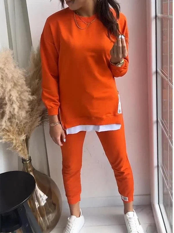 Hilda | Bequemer Alltagsschick Damen Sweatshirt und Hose Set