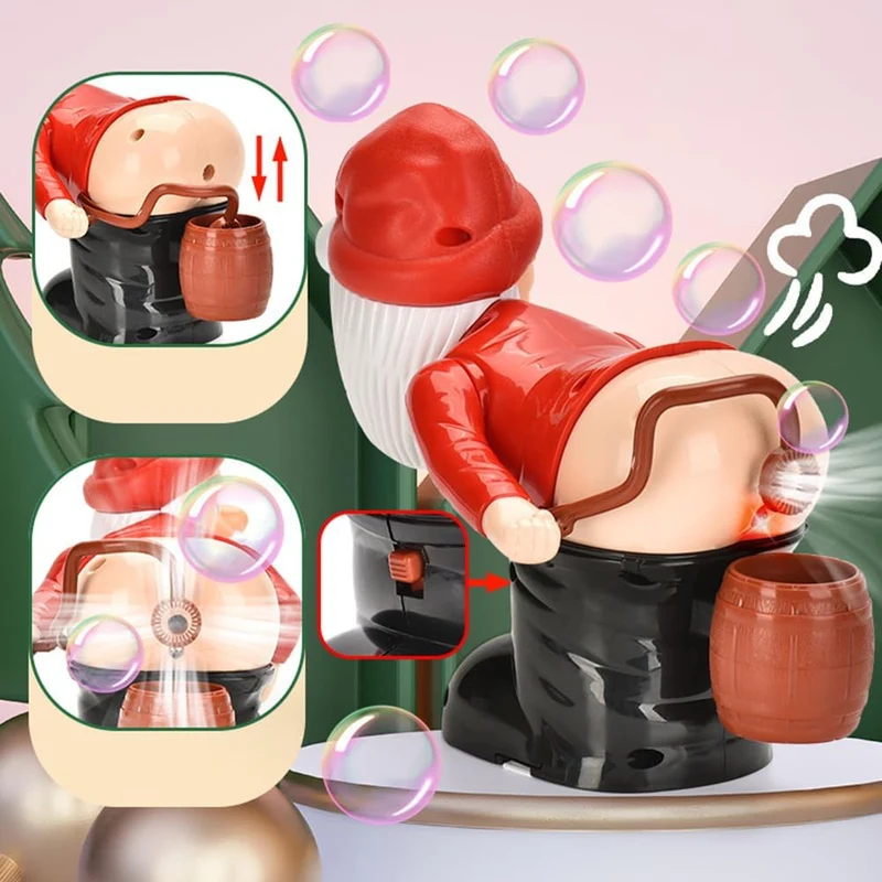 FreudeSprudler™ Der Seifenblasenzauber des Weihnachtsmanns