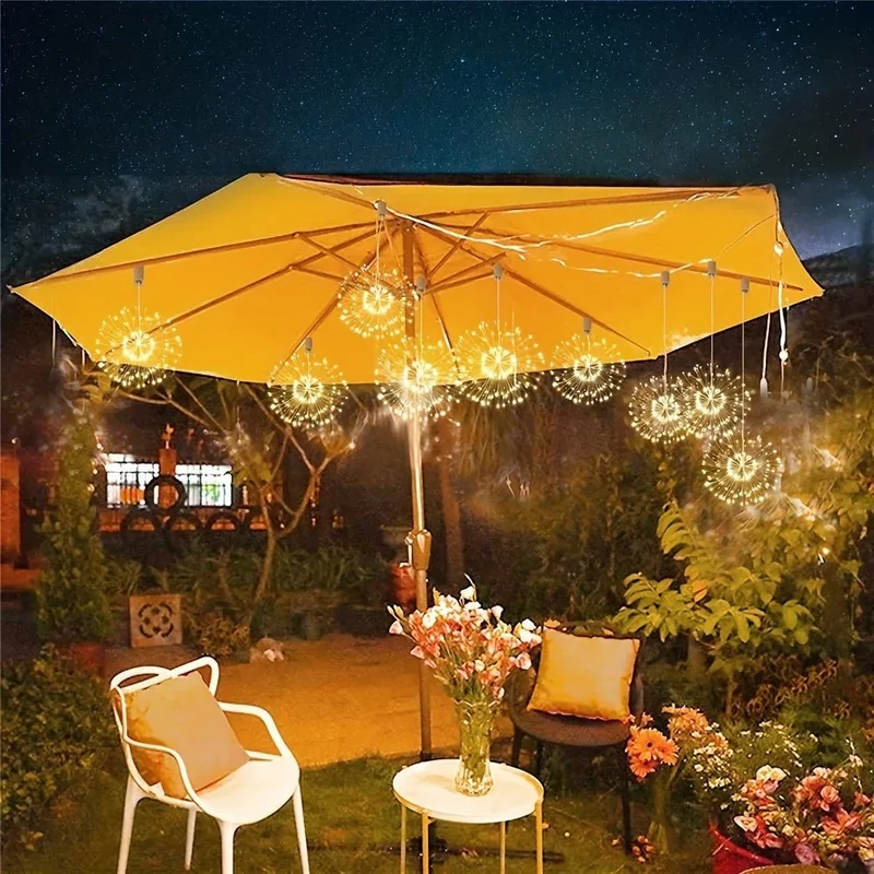 Solar Gartenlichter mit 8 Leuchtmodi | Wasserdichte LED Außenbeleuchtung für Terrasse & Garten | 4 Stück