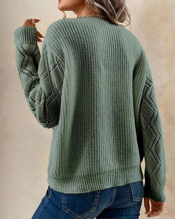 Chantal | Eleganter Pullover mit V-Ausschnitt