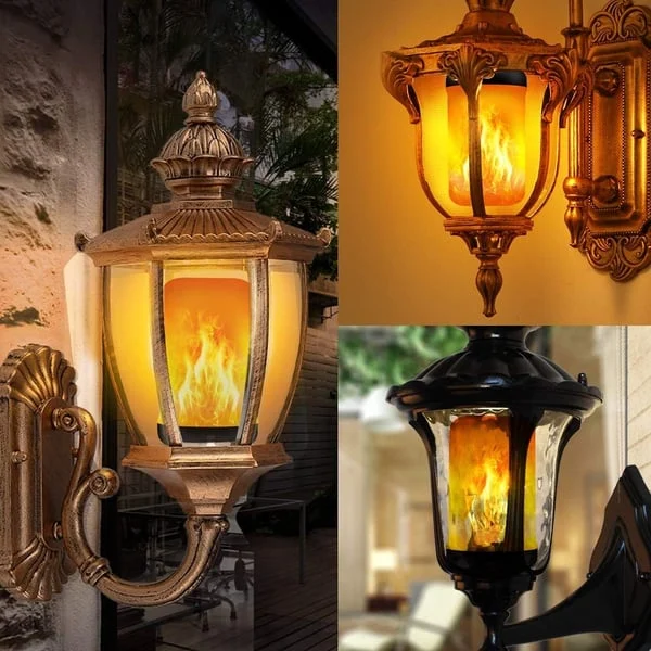FlameLuxe™ - Lampe mit Feuereffekt