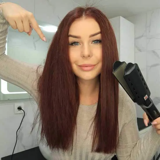 SchadensVerteidiger™ Sicheres Glätten der Haare