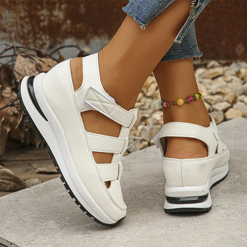 Damen Geschlossene Zehen Sneaker Sandalen