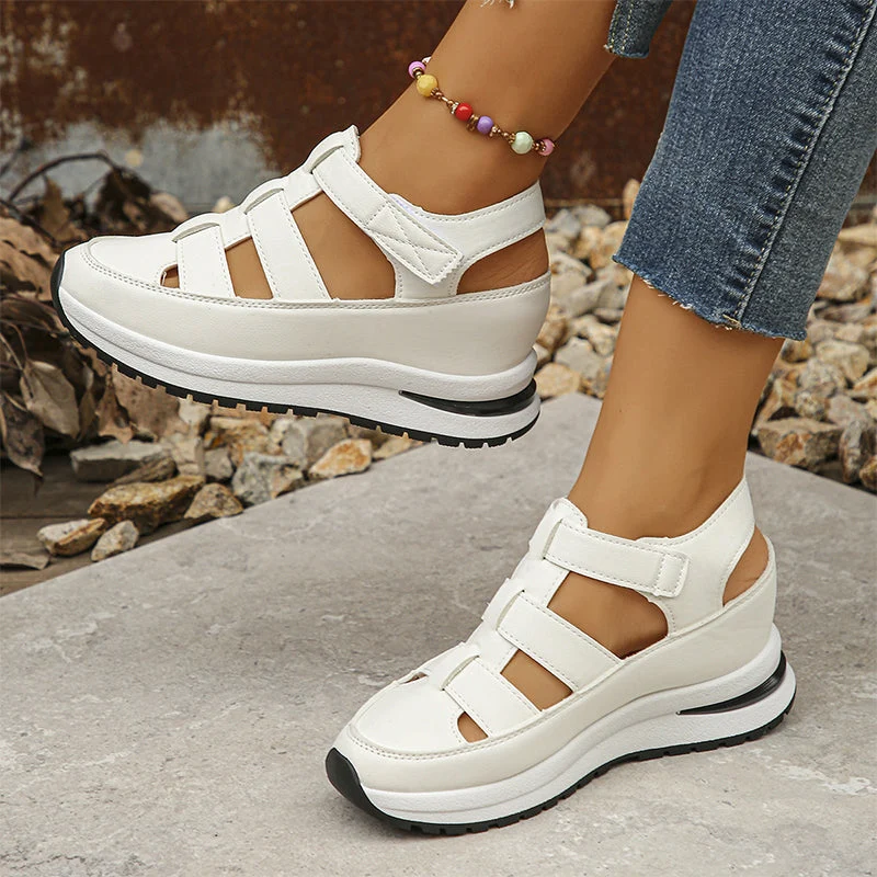 Damen Geschlossene Zehen Sneaker Sandalen