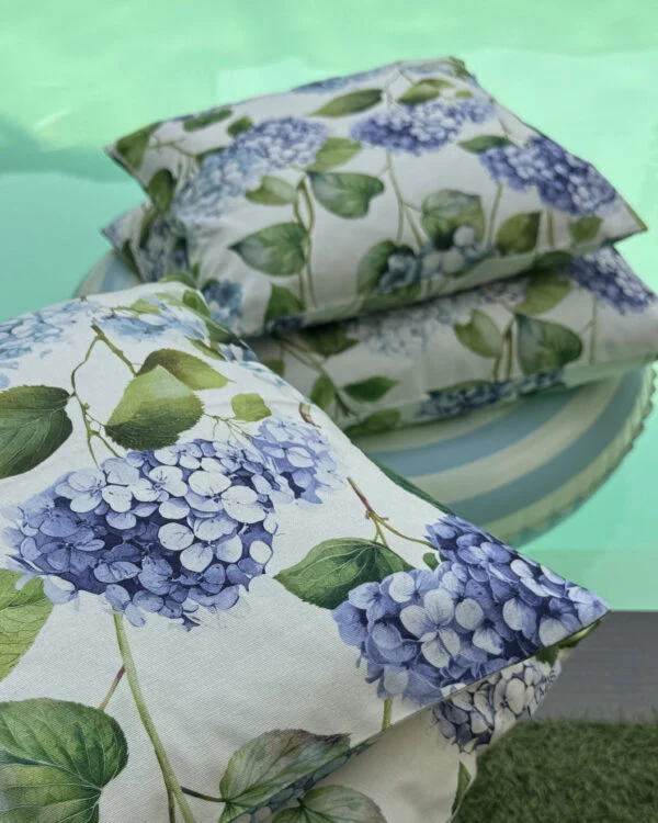 Lazis Kissenhülle Blue Bloom